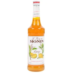Monin Glass Mango Flavor Syrup, 750 ml, 12 Per Case | SKU: 400656 | GTIN: 0738337055222