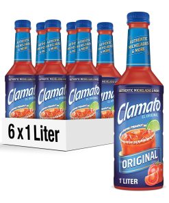 Clamato Original Tomato Cocktail, 1 Liter - 6 Per Case | SKU: 677845