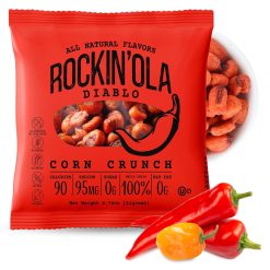 Rockin ola Diablo Corn Crunch Bulk, 2 Pound, 4 Per Case | SKU: 761400 | UPC: 853778004615