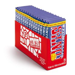Tony s Chocolonely 42% Dark Milk Chocolate Pretzel and Toffee, 6.35 Oz (Pack of 15) | SKU: 719293 | UPC: 858010005696