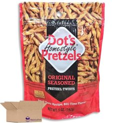 Dot s Pretzels Original Pretzels Case, 5 Ounce, 10 Per Case | SKU: 768856 | UPC: 855712008000