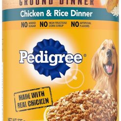 Pedigree Chopped Ground Dinner Chicken & Rice Dinner, 13.2 Ounce, 12 Per Case | SKU: 619962 | UPC: 023100108421