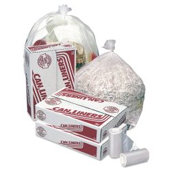 Coastwide Professional HDPE Trash Can Liner Coreless Roll, Natural, 22 Mic, 38" x 60", 25/Roll, 6 Rolls/Carton | SKU: 847248 | UPC: 013010339060