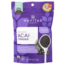 Navitas Organics Acai Powder, 4 Ounce, 12 Per Case | SKU: 719373 | UPC: 858847000291