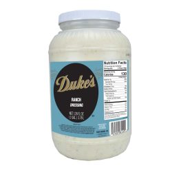 Duke s Ranch Dressing, 1 Gallon, 4 Per Case | SKU: 502230 | UPC: 052500061992