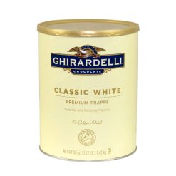 Ghirardelli Classic White Premium Frappe Mix, 3.12 Pounds, 6 Per Case | SKU: 482336 | UPC: 747599662010