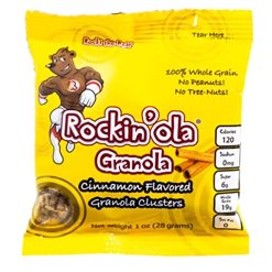 Rockin ola Cinnamon Granola, 28 Gram, 250 Per Case | SKU: 663625 | UPC: 853778004202