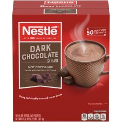 Nestle Dark Chocolate Hot Cocoa Mix, 0.71 Ounce, 300 Per Case | SKU: 426475 | UPC: 050000700608