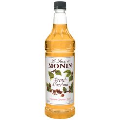 Monin French Hazelnut Syrup, 1 Liter, 4 Per Case | SKU: 649004 | UPC: 738337888137