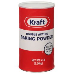 Kraft Double Acting Baking Powder, 5 Pound, 6 Per Case | SKU: 746503 | UPC: 021000080687