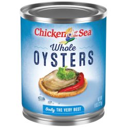 Chicken Of The Sea Whole Oysters, 8 Oz, 12/Case | SKU: 341256 | UPC: 048000002679
