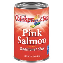 Chicken Of The Sea Traditional Pink Salmon, 14.75 Ounces, 12 Per Case | SKU: 341239 | UPC: 048000014757