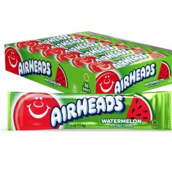 Airheads Single Open Stock Watermelon, 0.55 Ounces, 36 Per Box, 12 Per Case | SKU: 455422 | UPC: 073390002039 | GTIN: 10073390610125