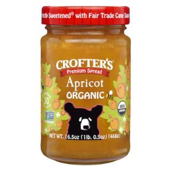 Crofters Organic Family Size Premium Apricot Spread, 16.5 Ounces, 6 Jars Per Case | SKU: 743054 | UPC: 067275006674