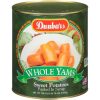 Dunbars Whole Yam Sweet Potatoes Packed in Syrup, 108 Ounce, 6 Per Case | SKU: 251755 | UPC: 023709820250