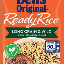 Ben s Original Long Grain & Wild Original Ready Rice, 8.8 Ounces, 12 Per Case | SKU: 738002 | UPC: 054800423316