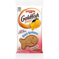 Pepperidge Farms Goldfish Cinnamon Whole Grain Giant Grahams, 0.9 Ounces, 300 Per Case | SKU: 686469 | UPC: 014100268307