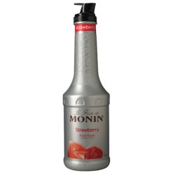 Monin Premium Strawberry Fruit Puree, 1 Liter, 4 Per Case | SKU: 502529 | UPC: 738337883781