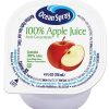 Ocean Spray 100% Apple Juice, 4 Fluid Ounce Cups - 48 Per Case | SKU: 161083