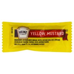 Heinz Mild Single Serve Mustard, .2 Ounces - 500 Per Case | SKU: 342429