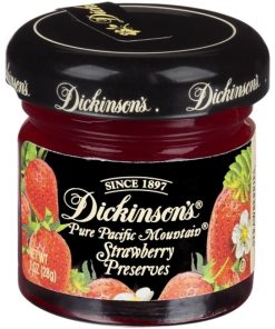 Dickinson Strawberry Preserves, 1 Ounces, 72 Jars Per Case | SKU: 610249 | UPC: 051500038895