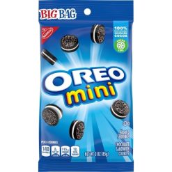 Oreo Mini Cookie Big Bag, 3 Ounce, 36 Packs Per Case | SKU: 460590 | UPC: 019320000423