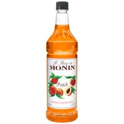 Monin Kosher Peach, 1 Liter, 4 Per Case | SKU: 399089 | UPC: 738337060871