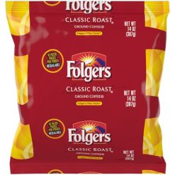 Folgers Classic Roast Coffee Filter Pack, 1.4 Oz,16 Per Case | SKU: 628285 | UPC: 025500101163
