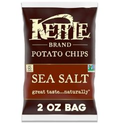 Kettle Foods Sea Salt Potato Chips, 2 Ounces - 6 Per Case | SKU: 500752