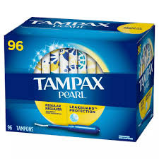 Tampax Pearl Tampons Regular/Normal, 10 Count, 10 Per Pack, 4 Per Case | SKU: 810258