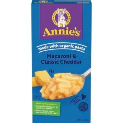 Annie s Mild Cheddar Macaroni & Cheese, 6 Ounces, 12 Per Case | SKU: 628571 | UPC: 013562000456 | GTIN: 10013562000453