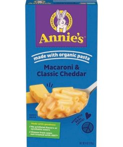 Annie s Mild Cheddar Macaroni & Cheese, 6 Ounces, 12 Per Case | SKU: 628571 | UPC: 013562000456 | GTIN: 10013562000453