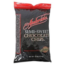 Ambrosia Semi-Sweet Chocolate Chips, 10 Pounds | SKU: 222127 | UPC: 030001067313 | GTIN: 10030001067310