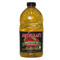 Musselman s Premium 100% Apple Juice, 64 Fluid Ounces, 8 Per Case | SKU: 629058 | UPC: 037323120658