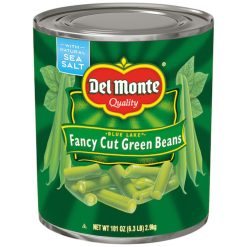 Del Monte Fancy Cut Green Beans, 101 Ounces, 6 Per Case | SKU: 515932 | UPC: 024000000365