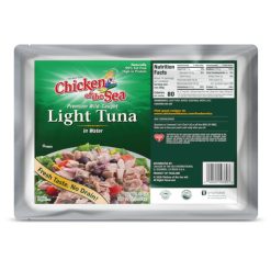 Chicken of the Sea Premium Wild Caught Light Tuna, 43 Ounce Pouch, 6 Per Case | SKU: 663546 | UPC: 048000003898