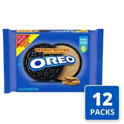 Oreo Chocolate Peanut Butter Cookie, 17 Ounces, 12 Packs Per Case | SKU: 717839 | UPC: 044000060398
