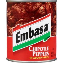 Embasa Chipotle Peppers In Adobo Sauce, 26 Ounces, 12 Per Case | SKU: 434579 | UPC: 075386048601