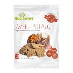 Appleways Sweet Potato Cracker, 1 Ounce, 108 Per Case | SKU: 708614 | UPC: 675825764002 | GTIN: 00675825764002