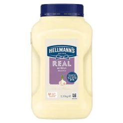 Hellmann s Garlic Aioli Spread & Dressing, 1 Gallon, 2 Per Case | SKU: 813057 | UPC: 048001018389