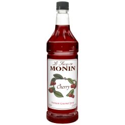 Monin Cherry Syrup, 1 Liter, 4 Per Case | SKU: 431737 | UPC: 738337061233
