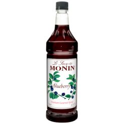 Monin Blueberry Flavor Syrup, 1 Liter, 4 Per Case | SKU: 470236 | UPC: 738337882715