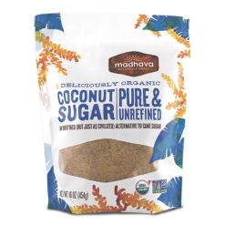 Madhava Organic Coconut Sugar, 1 Pounds, 6 Per Case | SKU: 635885 | UPC: 078314216004