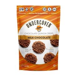 Undercover Snacks Milk Chocolate Pouch, 3 Ounce, 12 Per Case | SKU: 759482 | UPC: 810070170295