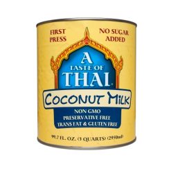 A Taste Of Thai Coconut Milk, 99.7 Ounces, 3/Case | SKU: 599985 | UPC: 070650800602 | GTIN: 20070650800606