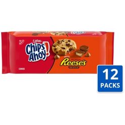 Chips Ahoy Reeses Chewy Cookie, 0.083 Pound, 12 Packs Per Case | SKU: 570232 | UPC: 044000029913