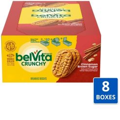 Belvita Cinnamon & Brown Sugar Breakfast Bar, 1.76 Ounces, 8 Per Box, 8 Boxes Per Case | SKU: 569559 | UPC: 044000032739