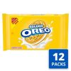 Golden Oreo Family Size Cookies, 18.12 Ounce, 12 Packs Per Case | SKU: 758365 | UPC: 044000060275