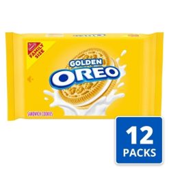 Golden Oreo Family Size Cookies, 18.12 Ounce, 12 Packs Per Case | SKU: 758365 | UPC: 044000060275