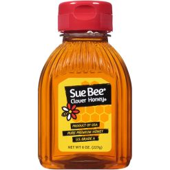 Sue Bee Bottle Honey Bottle, 8 Ounce, 12 Per Case | SKU: 446329 | UPC: 018700000032
